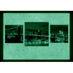 Set tablou fosforescent New York 