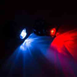 Set lumini LED siguranta pentru bicicleta, Fata si Spate