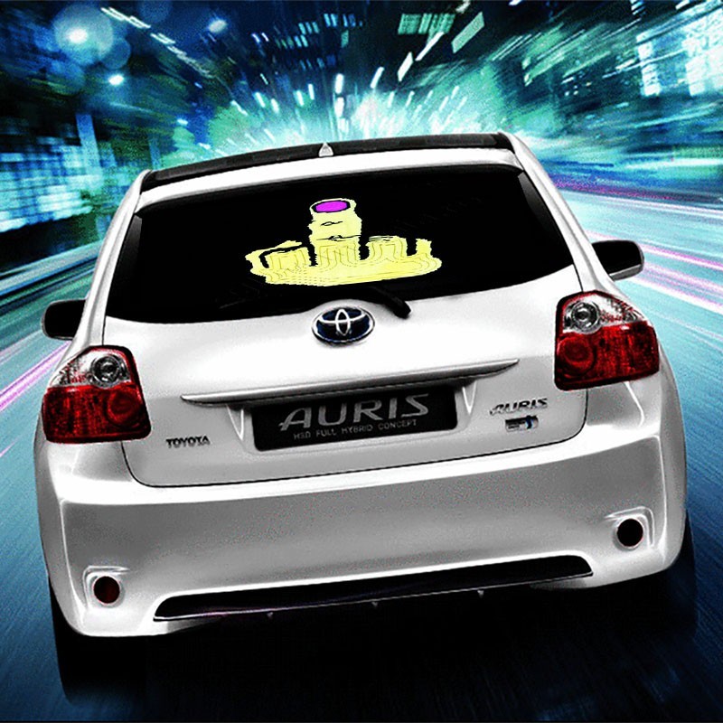 Mini panou egalizator auto 30 x 11 cm