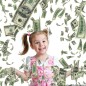 Tun confetti bani falsi Dolar 60 cm Tun confetti bani falsi Dolar 60 cm