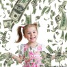 Tun confetti bani falsi Dolar 60 cm