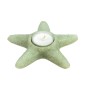 Suport lumanare luminescent, mini steluta, acryl, diametru 4 cm