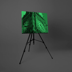 Tablou fosforescent Londra Big Ben, 20x30 cm