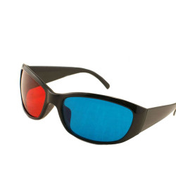 Ochelari 3D, red-cyan, anaglifici, rame plastic