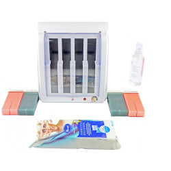 Kit de epilare cu incalzitor profesional  si 4 rezerve