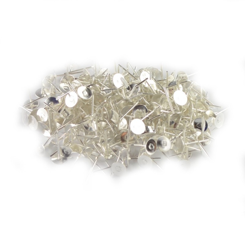 Baza pentru cercei cu platouri argintate