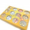Set 12 foite creponate pentru unghii