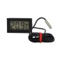 Termometru cu sonda pentru frigider, afisaj LCD, universal, waterproof, negru