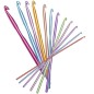 Set 12 crosete, forma ergonomica, 2 mm - 8 mm, multicolor Set 12 crosete, forma ergonomica, 2 mm - 8 mm, multicolor