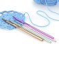 Set 12 crosete, forma ergonomica, 2 mm - 8 mm, multicolor Set 12 crosete, forma ergonomica, 2 mm - 8 mm, multicolor