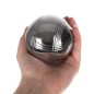 Joc de societate Boules, 8 mingi, sfoara, husa, 7.3 cm, argintiu
