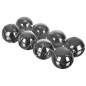 Joc de societate Boules, 8 mingi, sfoara, husa, 7.3 cm, argintiu
