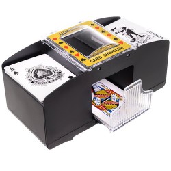 Dispozitiv automat amestecare carti, 20,5x10x8,5 cm, negru