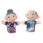 Marionete Family pentru degete, 8 cm, set 6 figurine papusi multicolore