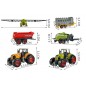 Set 3 masini agricole de jucarie, remorci interschimbabile, multicolor Set 3 masini agricole de jucarie, remorci interschimbabile, multicolor
