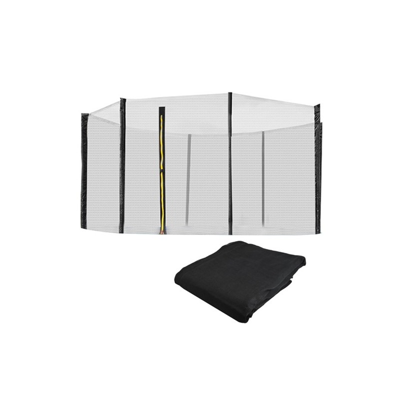 Plasa exterioara pentru trambulina, diametru 366 cm, inchidere dubla