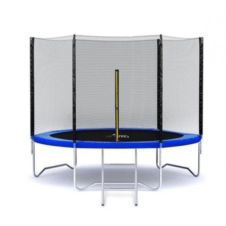 Plasa de siguranta pentru trambulina, asamblare pe exterior, dubla inchidere, 183x145 cm