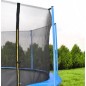 Plasa de siguranta pentru trambulina, 6 bare de sustinere, 244x145cm, 1,25kg, negru