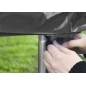 Protectie arcuri trambulina, diametru maxim 407 cm, rezistenta UV, negru