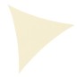 Copertina parasolar, forma triunghiulara 4x4x4 m, 180g/mp, bej