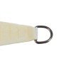 Copertina parasolar, forma triunghiulara 4x4x4 m, 180g/mp, bej