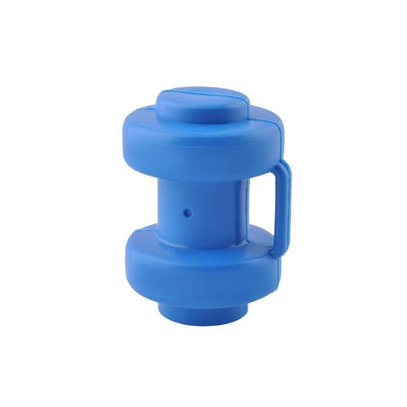 Capac pentru stalp trambulina, carlig inclus, circumferinta stalp: 25 mm, 5x7 cm, albastru