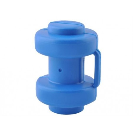 Capac pentru stalp trambulina, carlig inclus, circumferinta stalp: 25 mm, 5x7 cm, albastru