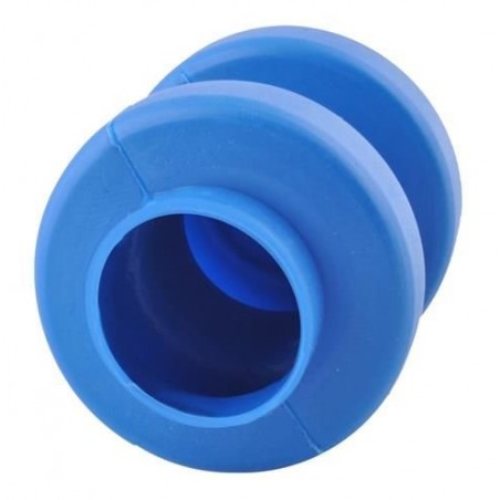 Capac pentru stalp trambulina, carlig inclus, circumferinta stalp: 25 mm, 5x7 cm, albastru
