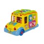 Autobuz de jucarie interactiv, redare melodii, 24x12x13,5 cm, multicolor