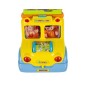 Autobuz de jucarie interactiv, redare melodii, 24x12x13,5 cm, multicolor