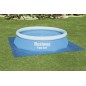 Covoras piscina, universal, izolare termica, 335x355 cm, albastru
