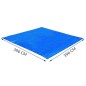 Covoras piscina, universal, izolare termica, 396x396 cm, albastru