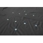 Husa piscina, rezistenta intemperii, orificii drenare, diametru 244 cm, negru