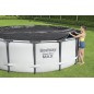 Prelata piscina rotunda, flexibila, diametru 305cm, PVC, 1,75kg, negru