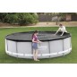 Prelata piscina rotunda, flexibila, PVC, diametru 427 cm, 3,3kg, negru