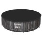 Prelata piscina rotunda, flexibila, PVC, diametru 427 cm, 3,3kg, negru