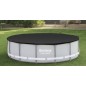 Prelata piscina rotunda, flexibila, PVC, diametru 427 cm, 3,3kg, negru