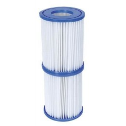Filtru pompa piscina, tip filtru I, 2 bucati incluse, albastru