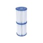 Filtru pompa piscina, tip filtru II, set 2 bucati, albastru