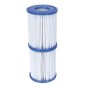Filtru pompa piscina, tip filtru II, set 2 bucati, albastru