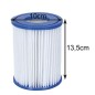 Filtru pompa piscina, tip filtru II, set 2 bucati, albastru