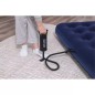 Set saltea gonflabila dubla, 2 perne incluse, pompa inclusa, plasture inclus, 203x152x22 cm, albastru Set saltea gonflabila dubla, 2 perne incluse, pompa inclusa, plasture inclus, 203x152x22 cm, albastru