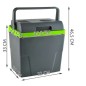 Lada frigorifica 2in1, 16 L, 2 functii, racire si incalzire, 45W, 35,5x46,5x23 cm, gri/verde