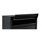 Cutie postala exterior, neagra, otel galvanizat, 2 chei
