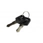 Cutie postala exterior, neagra, otel galvanizat, 2 chei