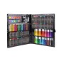 Trusa pictura si desen, set 168 piese, valiza depozitare, acuarele, creioane, ascutitoare, lipici
