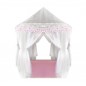 Cort tip castel, forma hexagonala, 123x140cm, 6 intrari cu perdele, pliabil Cort tip castel, forma hexagonala, 123x140cm, 6 intrari cu perdele, pliabil