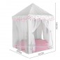 Cort tip castel, forma hexagonala, 123x140cm, 6 intrari cu perdele, pliabil Cort tip castel, forma hexagonala, 123x140cm, 6 intrari cu perdele, pliabil