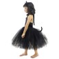 Costum pisica fetite, fusta, papion, urechi, coada, negru