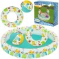 Piscina gonflabila pentru copii, diametru 122 cm, minge, colac, capacitate 114l, imprimeu vesel Piscina gonflabila pentru copii, diametru 122 cm, minge, colac, capacitate 114l, imprimeu vesel
